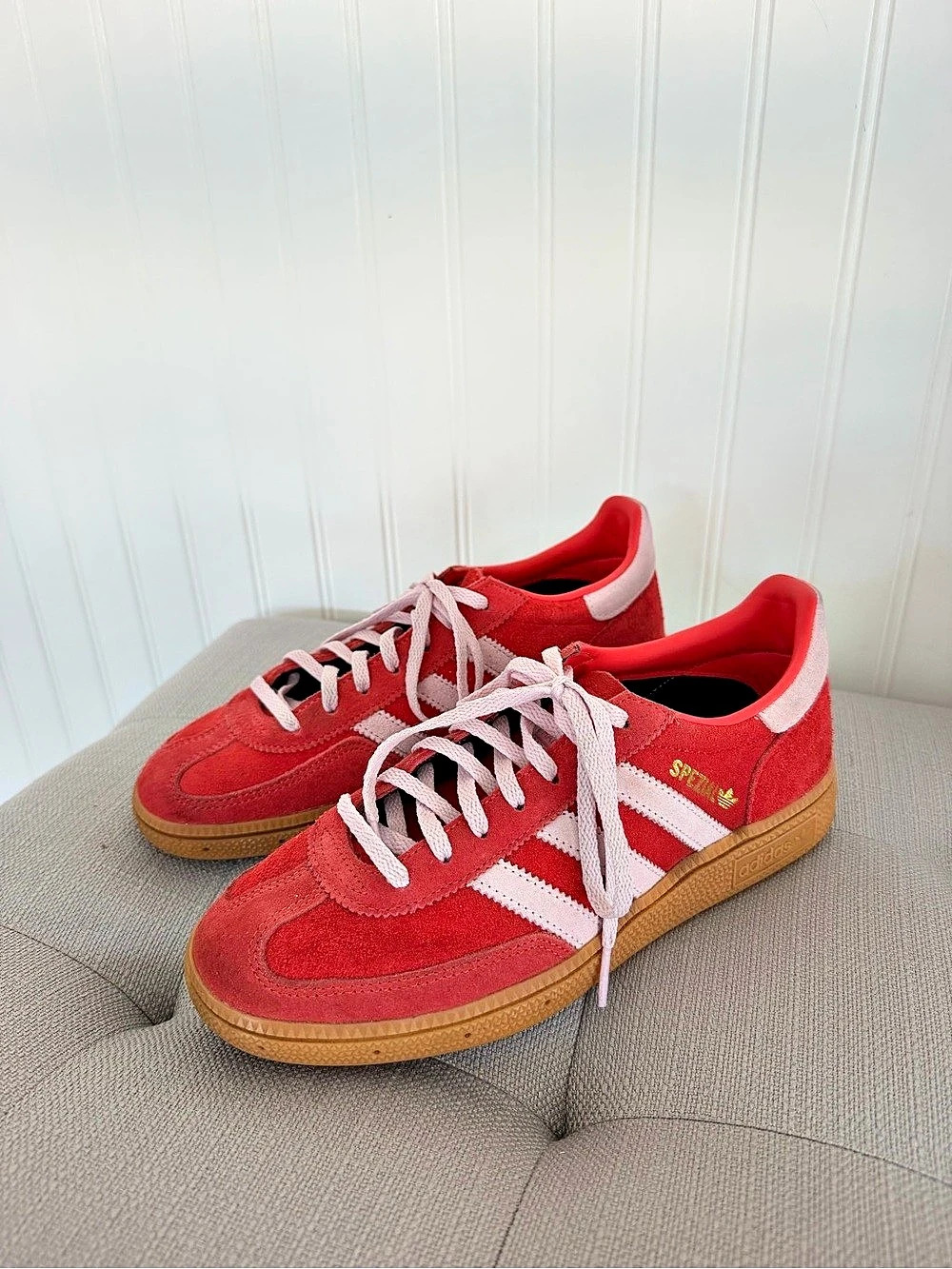 Adidas Spezial Red & Pink Sneakers
